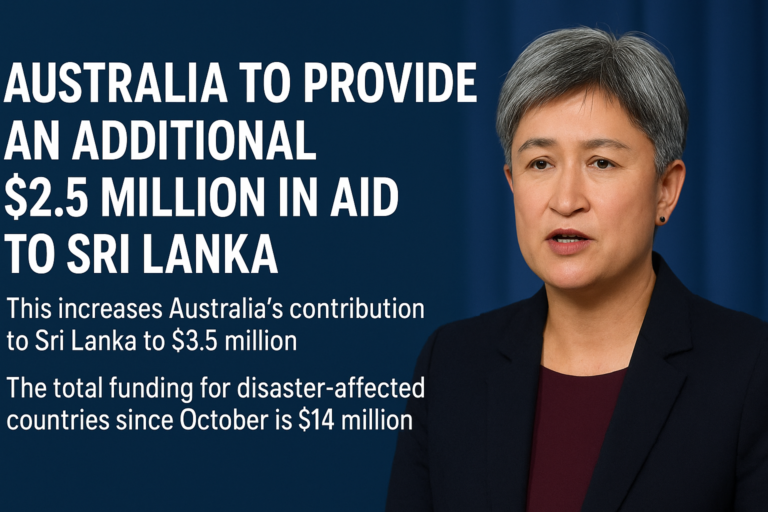 இலங்கைக்கு  அவுஸ்ரேலியா மேலும் நிதி உதவி!