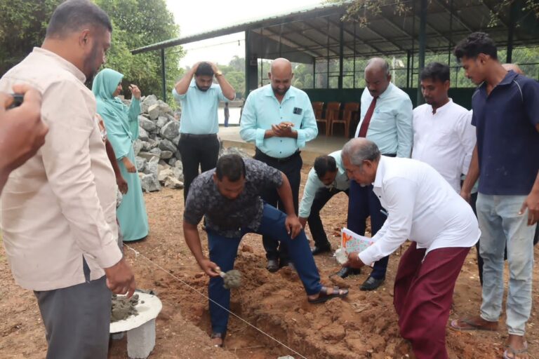 கிண்ணியாவில் நஞ்சற்ற உணவகத்துக்கான அடிக்கல் நடும் நிகழ்வு