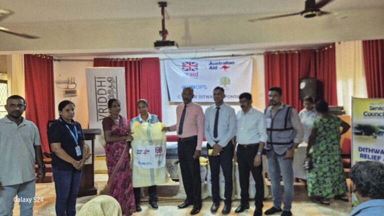 சீனக்குடா விமான நிலையம் ஊடாக மக்களுக்கு சர்வதேச உதவிகள்