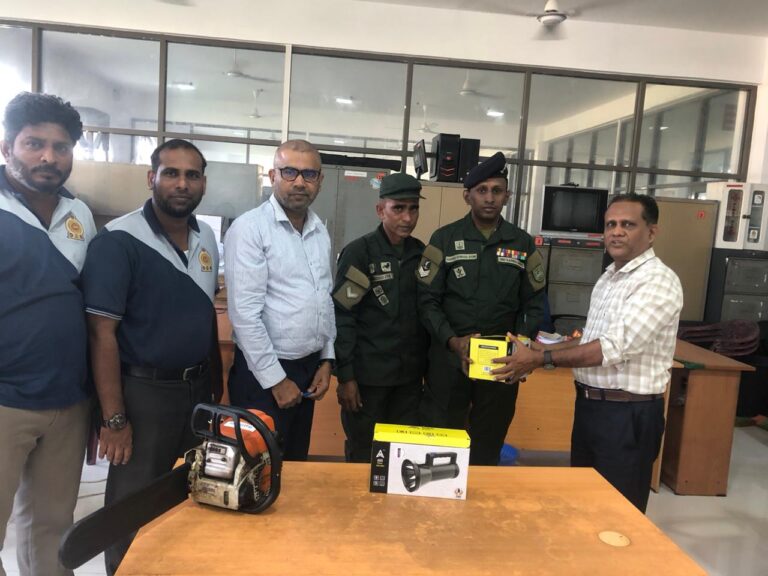 அனர்த்த பதிலளிப்புக்களுக்கான உபகரணங்கள் வழங்கி வைப்பு!