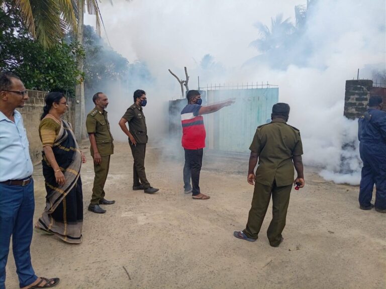 பேரிடருக்கு பின்னரான சுகாதாரம் மற்றும் டெங்கு ஒழிப்பு வேலை திட்டம்