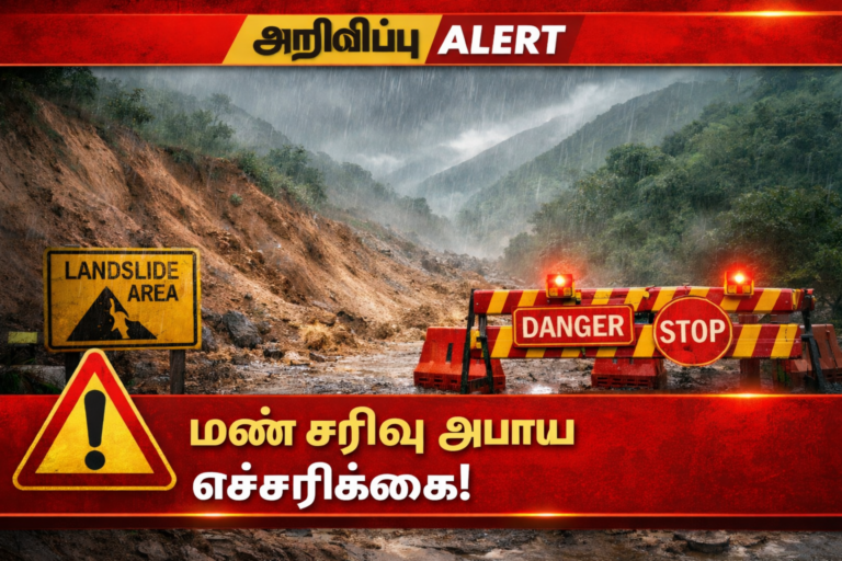 ஜந்து மாவட்டங்களுக்கு மண் சரிவு அபாய எச்சரிக்கை தொடர்ந்தும் நீடிப்பு..!