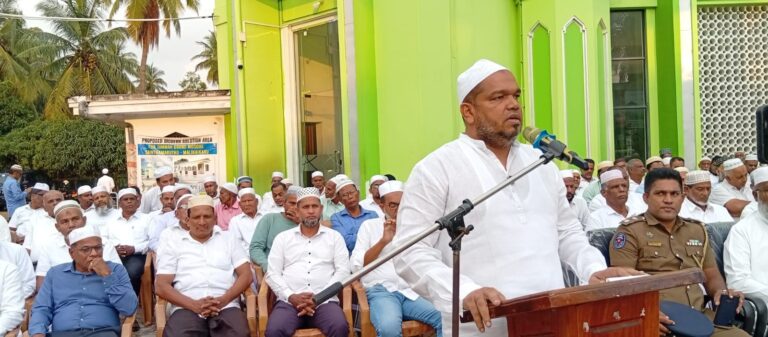 இன்று சாய்ந்தமருது பெரிய பள்ளிவாசலில்  78வது தேசிய சுதந்திரதினம்