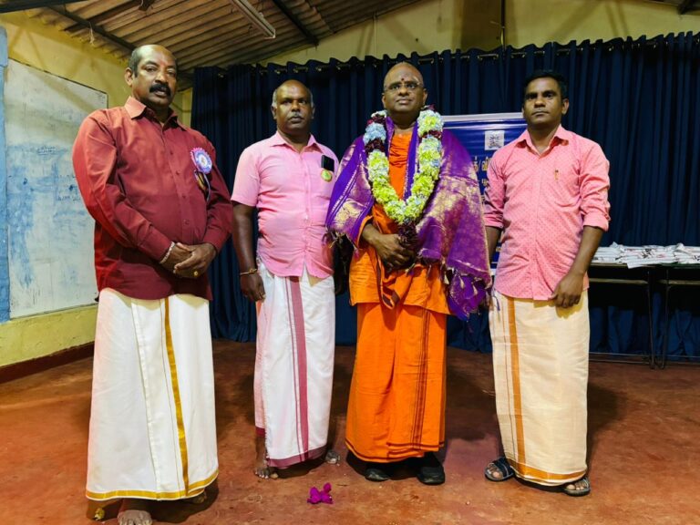 பூண்டுலோயாவில் சிறப்பாக நடைபெற்ற இராமகிருஷ்ண மிஷனின் இருபெரும் துறவியரின் சிலைகள்  திறப்பு விழா