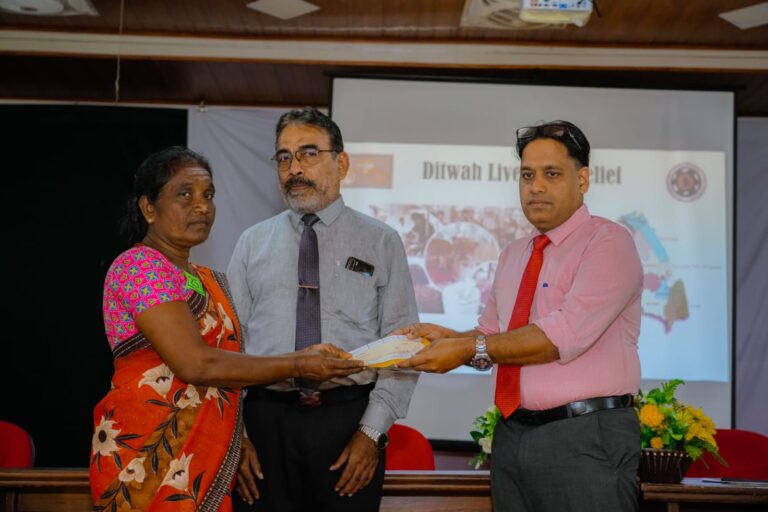 திட்வா புயலால் பாதிப்படைந்த கால் நடை வளர்ப்பாளர்களுக்கான உதவி