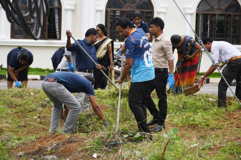 78வது சுதந்திர தினத்தை முன்னிட்டு சிரமதான நிகழ்வு!!