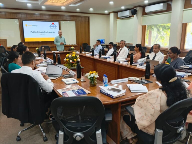 இலங்கை அதிகாரிகளுக்கான பொது தனியார் கூட்டுத்தாபனங்கள்( PPP ) மாதிரிகள் மற்றும் சட்டவடிவமைப்புகள் குறித்த திறன் மேம்பாட்டு பயிற்சி நிகழ்ச்சி