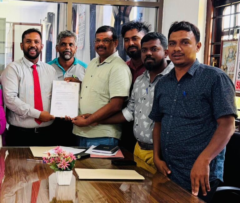 களுதாவளை கெனடி விளையாட்டு கழகத்துக்கு மைதான காணி வழங்கி வைப்பு!