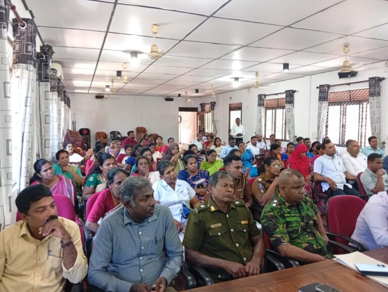 மண்முனைப்பற்று பிரதேச சிறுவர் அபிவிருத்தி காலாண்டுக்கான கூட்டம்