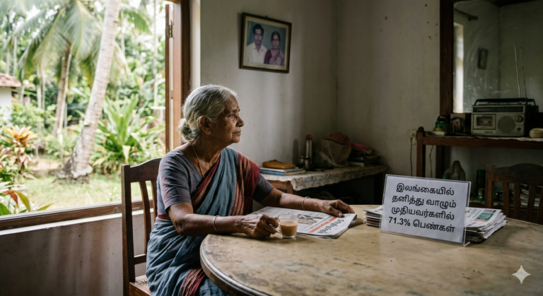இலங்கையில் தனித்து வாழும் முதியவர்களில் பெண்களே அதிகம்!