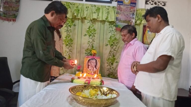 காரைதீவில் இடம்பெற்ற  தந்தை செல்வாவின் 128 வது ஜனன தின நிகழ்வு