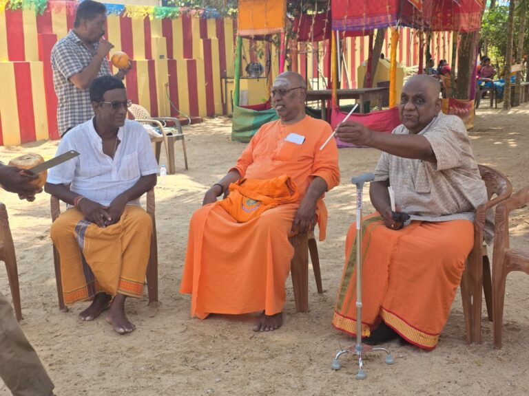 இந்தியா இராமகிருஷ்ண மிஷன் சுவாமி சர்வரூபானந்த ஜீ நிந்தவூர் முருகன் ஆலய விஜயம்!