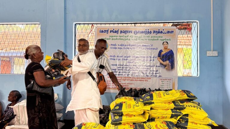 வறுமை கோட்டின் கீழ் வாழும் பெண் தலைமை தாங்கும் குடும்பங்களுக்கு நிவாரண உதவிள் வழங்கி வைப்பு!