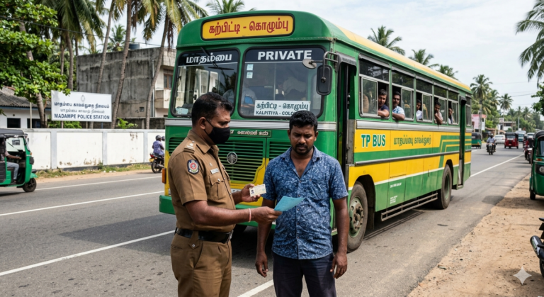ஆபத்தான முறையில் பேருந்தை செலுத்திய ஓட்டுநர் மீது அதிரடி நடவடிக்கை!