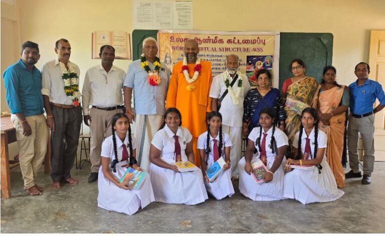 உலக ஆன்மீக கட்டமைப்பு மூலம் 680மாணவர்களுக்கு உதவி