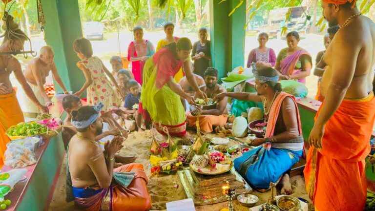 குமுக்கனில் புதிய காளி அம்பாள் சிலை பிரதிஷ்டை! சைவா சமய பணியாளர்கள் ஏற்பாடு!!