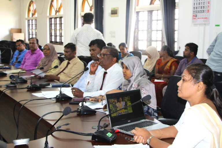 “நில சக்தி” (விம் சவிய) வேலைத்திட்டம்  தொடர்பான மாவட்ட ஒருங்கிணைப்பு குழுக்கூட்டம் – 2026