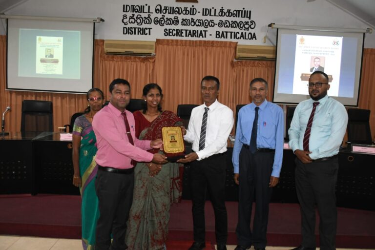 மட்டக்களப்பு மாவட்டத்தில் இலங்கை சமூக பாதுகாப்பு சபையின் 2025 ஆண்டுக்கான தேசிய விருதுகள் வழங்கி வைப்பு.