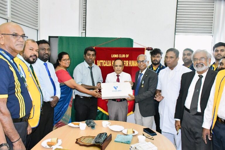 மட்டக்களப்பு போதனா வைத்தியசாலை புற்றுநோய் பிரிவுக்கு பல மில்லியன் நன்கொடைகள்
