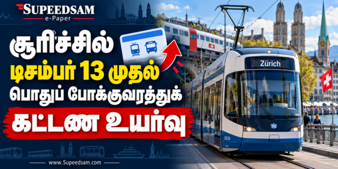 Zürcher Tram im SUPEEDSAM E-Paper